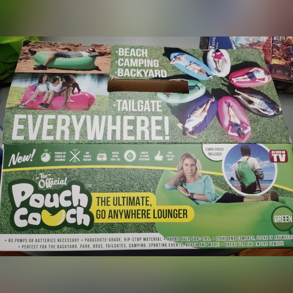 Inflatable Lounger - Green